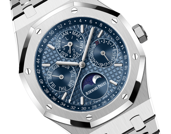 Audemars Piguet - Royal Oak - Perpetual Calendar and Moonphase - 41 MM - Steel - 26574ST.OO.1220ST.03  nyc watcher nyc watches