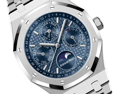 Audemars Piguet - Royal Oak - Perpetual Calendar and Moonphase - 41 MM - Steel - 26574ST.OO.1220ST.03  nyc watcher nyc watches