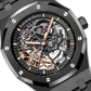 Audemars Piguet Royal Oak Black Ceramic Double Balance Wheel Openworked 41 MM - Black Ceramic Bracelet - Openworked Dial - 15416CE.OO.1225CE.01