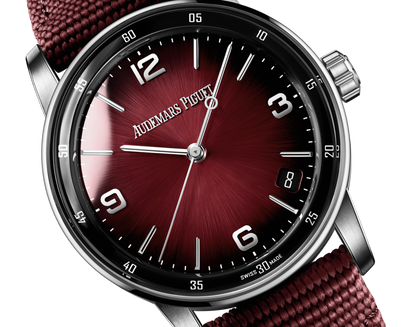 Audemars Piguet Code 11.59 Selfwinding White Gold 41 MM - Burgundy Rubber Coated Strap - Burgundy Lacquered Dial - 15210BC.OO.A500KB.01