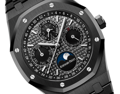 Audemars Piguet - Royal Oak - Perpetual Calendar - 41 MM - Black Ceramic - 26579CE.OO.1225CE.01 nyc watcher nyc watches