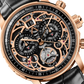 Audemars Piguet Code 11.59 Ultra Complication Universelle (RD#4) Pink Gold 42 MM - Black Leather Strap - Black Skeleton Dial - 26398OR.OO.D002CR.01
