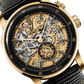 Audemars Piguet Code 11.59 Grande Sonnorie Carillon Supersonnerie Black Ceramic and Yellow Gold 41 MM - Black Rubber-Coated Strap - Skeleton Dial - 26397QA.OO.D002KB.01