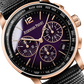 Audemars Piguet Code 11.59 Selfwinding Chronograph Pink Gold 41 MM - Black Rubber Strap - Purple Lacquered Dial - 26393OR.OO.A002KB.02