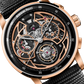 Audemars Piguet Code 11.59 Selfwinding Flying Tourbillon Chronograph Ceramic Case  41 MM - Black Rubber Strap - Black Skeleton Dial - Pink Gold Bezel - 26399NR.OO.D002KB.01