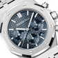 Audemars Piguet Royal Oak Stainless Steel Selfwinding Chronograph 38 MM - Stainless Steel Bracelet - Bleu Nuit Dial - 26715ST.OO.1356ST.01