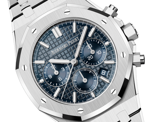 Audemars Piguet Royal Oak Stainless Steel Selfwinding Chronograph 38 MM - Stainless Steel Bracelet - Bleu Nuit Dial - 26715ST.OO.1356ST.01