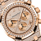Audemars Piguet Royal Oak Pink Gold Diamond Selfwinding Chronograph 41 MM - Pink Gold Diamond Bracelet - Pink Gold Diamond Dial - 26242OR.ZZ.1322OR.01