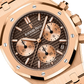 Audemars Piguet Royal Oak Pink Gold Selfwinding Chronograph 41 MM - Pink Gold Bracelet - Brown Dial - 26239OR.OO.1220OR.02