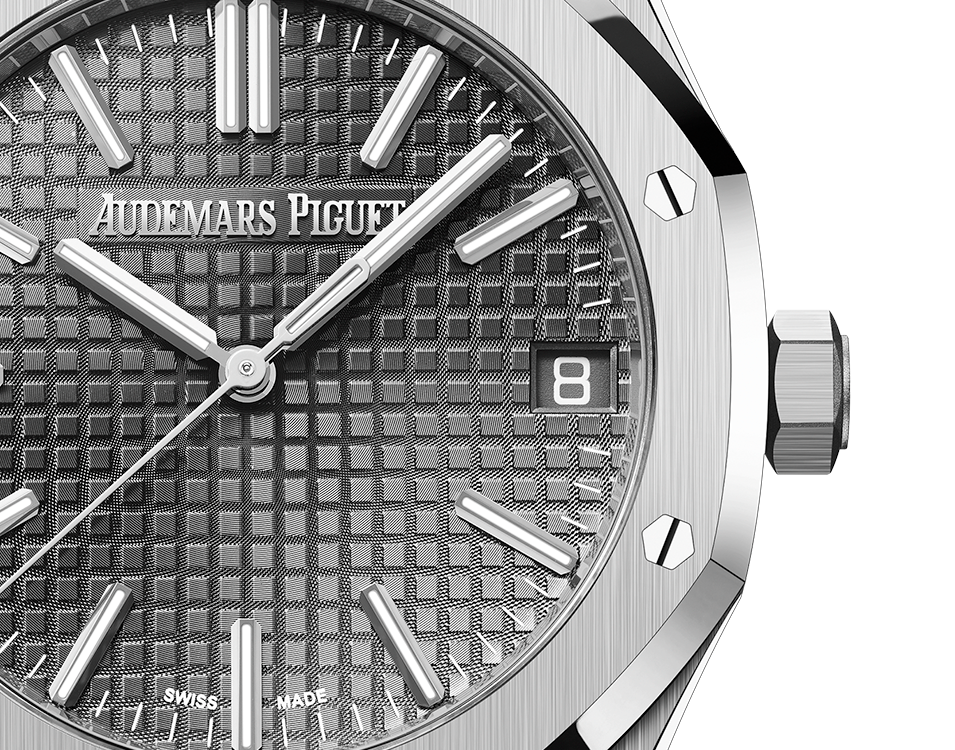 Audemars Piguet Royal Oak Stainless Steel Selfwinding 41 MM - Stainless Steel Bracelet - Grey Dial - 15510ST.OO.1320ST.05