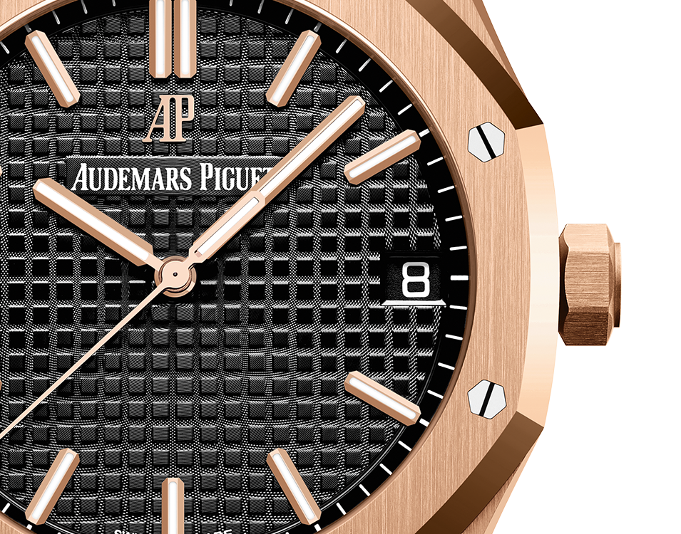 Audemars Piguet - Royal Oak - 41 MM - Rose Gold  - 15500OR.OO.1220OR.01 nyc watcher nyc watches