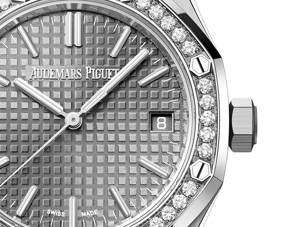 Audemars Piguet Royal Oak Stainless Steel Selfwinding 37 MM - Stainless Steel Bracelet - Grey Dial - 15551ST.ZZ.1356ST.03