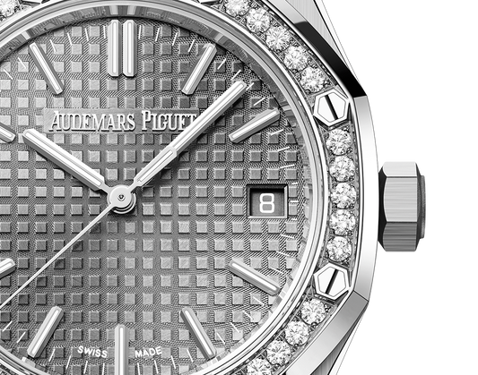 Audemars Piguet Royal Oak Stainless Steel Selfwinding 37 MM - Stainless Steel Bracelet - Grey Dial - 15551ST.ZZ.1356ST.03