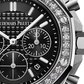 Audemars Piguet Royal Oak Offshore Stainless Steel Selfwinding Chronograph 37 MM - Black Rubber Strap - Black Dial - 26231ST.ZZ.D002CA.01