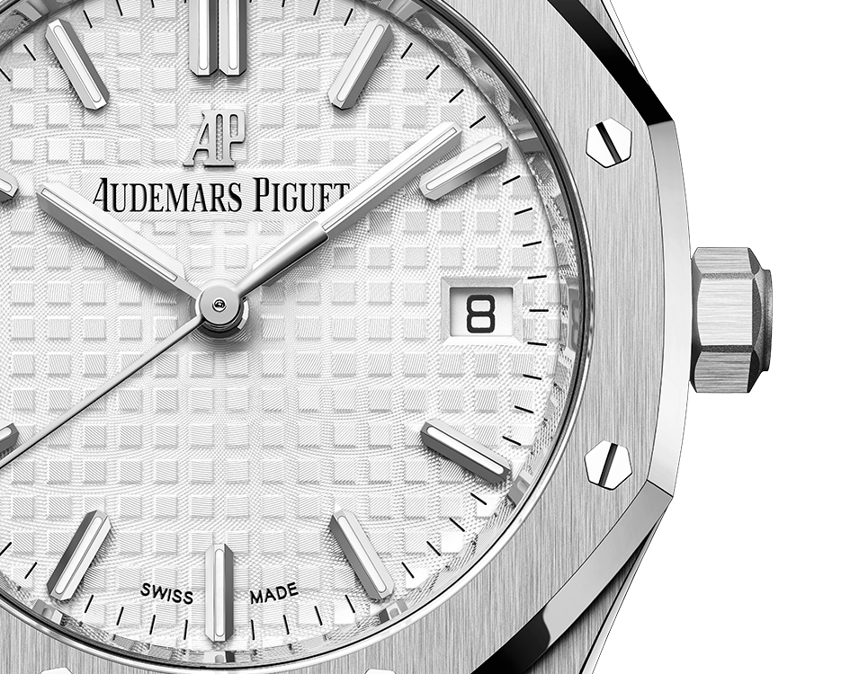 Audemars Piguet Royal Oak Stainless Steel Selfwinding 34 MM - Stainless Steel Bracelet - Silver Dial -  77350ST.OO.1261ST.01