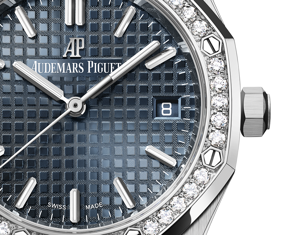 Audemars Piguet Royal Oak Stainless Steel Selfwinding 34 MM - Stainless Steel Bracelet - Blue-Grey Dial - 77351ST.ZZ.1261ST.01