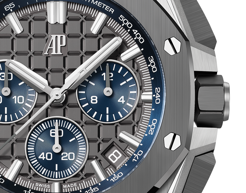 Audemars Piguet Royal Oak Offshore Titanium Selfwinding Chronograph 43 MM - Grey Rubber Strap - Grey Dial - 26420IO.OO.A009CA.01