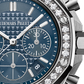 Audemars Piguet Royal Oak Offshore Stainless Steel Selfwinding Chronograph 37 MM - Blue Rubber Strap - Blue Dial - 26231ST.ZZ.D027CA.01