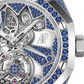 Audemars Piguet Royal Oak Concept White Gold Flying Tourbillon 38.5 MM - Light Blue Leather Strap - Openworked Dial - 26227BC.SS.D314CR.01