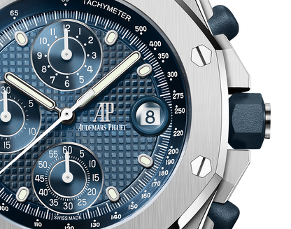 Audemars Piguet Royal Oak Offshore Stainless Steel Selfwinding Chronograph 42 MM - Stainless steel Bracelet - Blue Dial - 26238ST.OO.2000ST.01