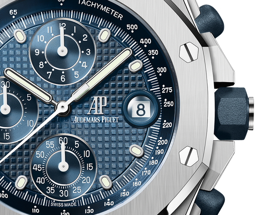 Audemars Piguet Royal Oak Offshore Stainless Steel Selfwinding Chronograph 42 MM - Stainless steel Bracelet - Blue Dial - 26238ST.OO.2000ST.01