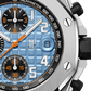 Audemars Piguet Royal Oak Offshore Stainless Steel Selfwinding Chronograph 42 MM - Blue Rubber Strap - Blue Dial - 26238ST.OO.A340CA.01