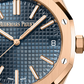 Audemars Piguet Royal Oak Pink Gold Selfwinding 41 MM - Blue Leather Strap - Bleu Nuit Dial - 15510OR.OO.D315CR.01