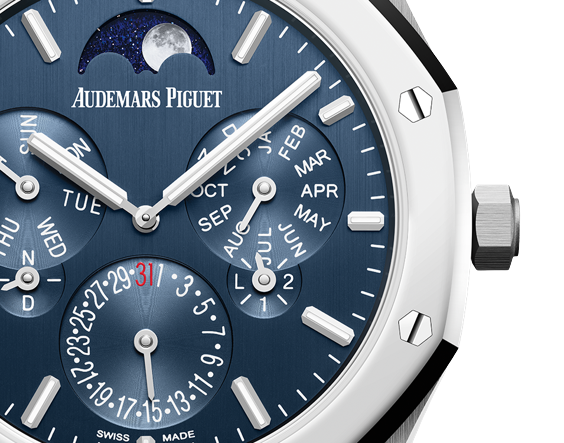 Audemars Piguet - Royal Oak - Perpetual Calendar and Moonphase - 41 MM - Titanium - 26586IP.OO.1240IP.01  nyc watcher nyc watches 