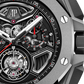Audemars Piguet Royal Oak Offshore Titanium Flying Tourbillon Chronograph 43 MM - Black Rubber Strap - Openworked Dial - 26622TI.GG.D002CA.01