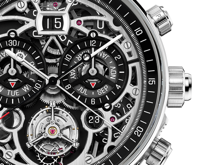 Audemars Piguet Code 11.59 Ultra Complication Universelle (RD#4) White Gold 42 MM - Black Leather Strap - Black Skeleton Dial - 26398BC.OO.D002CR.02