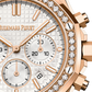 Audemars Piguet Royal Oak Pink Gold Selfwinding Chronograph 38 MM - Pink Gold Bracelet - Silver Dial - 26715OR.ZZ.1356OR.01
