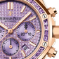 Audemars Piguet Royal Oak Pink Gold Selfwinding Chronograph 38 MM - Pink Gold Bracelet - Purple Dial - Purple Diamond Bezel - 26319OR.AY.1256OR.01