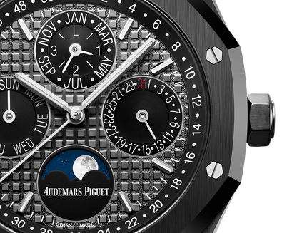 Audemars Piguet - Royal Oak - Perpetual Calendar - 41 MM - Black Ceramic - 26579CE.OO.1225CE.01 nyc watcher nyc watches