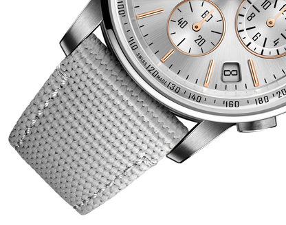 Audemars Piguet Code 11.59 Selfwinding Chronograph Pink and White Gold 41 MM - Grey Rubber Strap - Grey Lacquered Dial - 26393CR.OO.A008KB.01