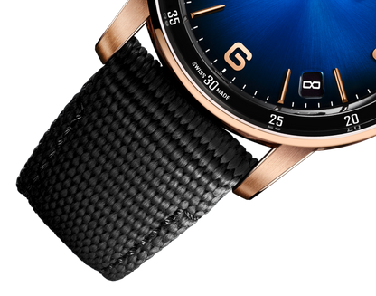 Audemars Piguet Code 11.59 Selfwinding Pink Gold 41 MM - Black Rubber Coated Strap - Blue Lacquered Dial - 15210OR.OO.A002KB.03