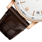 Audemars Piguet Code 11.59 Selfwinding Pink Gold 41 MM - Brown Rubber Strap - White Lacquered Dial - 15210OR.OO.A099CR.01