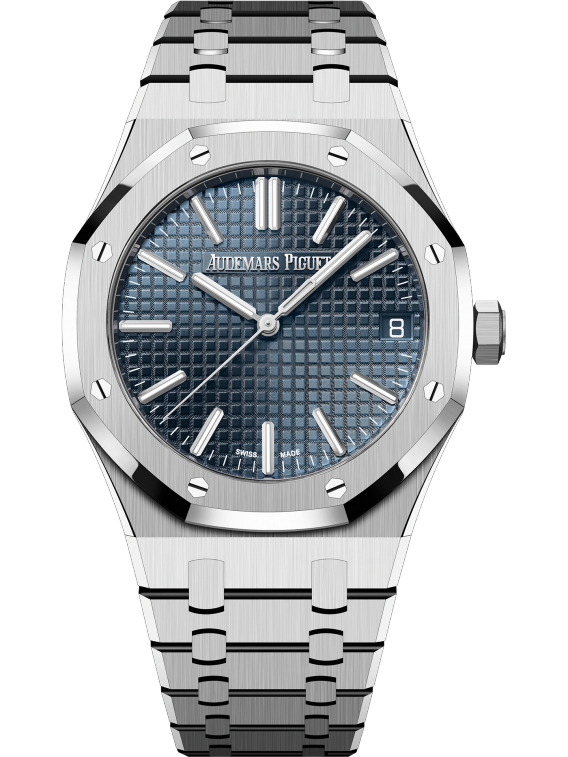 Audemars Piguet Royal Oak Stainless Steel Selfwinding 41 MM - Stainless Steel Bracelet - Bleu Nuit Dial - 15510ST.OO.1320ST.01