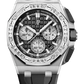 Audemars Piguet Royal Oak Offshore White Gold Selfwinding Chronograph 43 MM - Black Rubber Strap - Black Dial - 26424BC.ZZ.D002CA.01