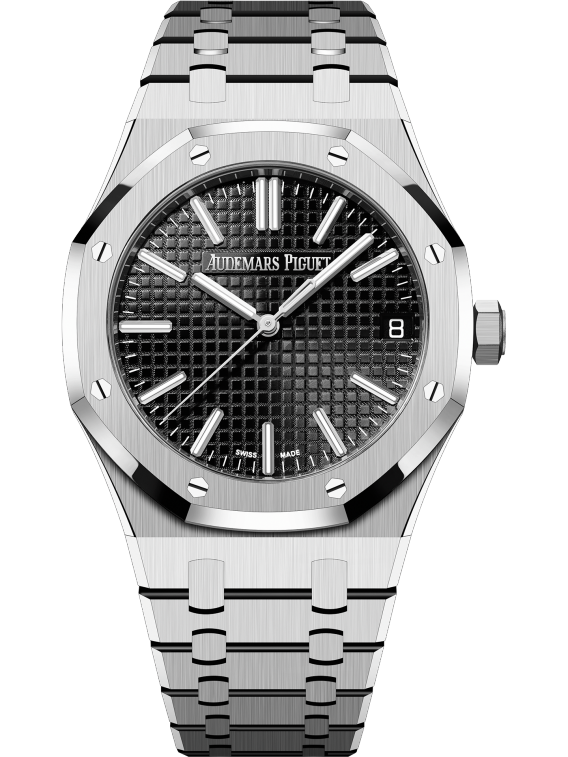 Audemars Piguet Royal Oak Stainless Steel Selfwinding 41 MM - Stainles Steel Bracelet - Black Dial - 15510ST.OO.1320ST.02