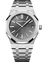 Audemars Piguet Royal Oak "50ᵀᴴ Anniversary" Stainless Steel Selfwinding 41 MM - Stainless Steel Bracelet - Grey Dial - 15510ST.OO.1320ST.05