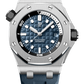 Audemars Piguet Royal Oak Offshore Stainless Steel Diver 42 MM - Blue Rubber Strap - Blue Dial - 15720ST.OO.A027CA.01