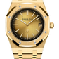 Audemars Piguet Royal Oak Pink Gold "Jumbo" Extra-Thin 39 MM - Pink Gold Bracelet - Yellow Dial - 16202BA.OO.1240BA.01