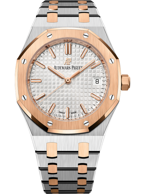 Audemars Piguet Royal Oak Stainless Steel Selfwinding 34 MM - Stainless steel Bracelet - Silver Dial - 77350SR.OO.1261SR.01