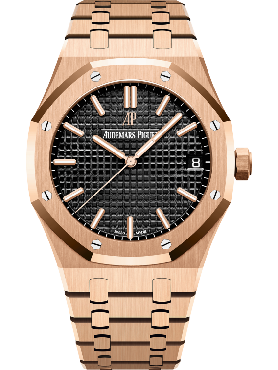 Audemars Piguet - Royal Oak - 41 MM - Rose Gold  - 15500OR.OO.1220OR.01 nyc watcher nyc watches
