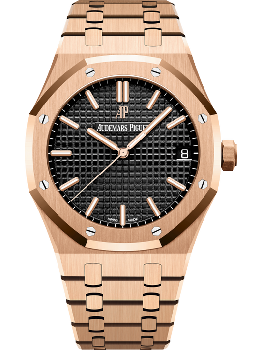 Audemars Piguet - Royal Oak - 41 MM - Rose Gold  - 15500OR.OO.1220OR.01 nyc watcher nyc watches