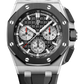 Audemars Piguet Royal Oak Offshore Stainless Steel Selfwinding Chronograph 43 MM - Black Rubber Strap - Black Dial - 26420SO.OO.A002CA.01