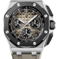 Audemars Piguet Royal Oak Offshore Stainless Steel Selfwinding Chronograph 43 MM - Light Brown Rubber Strap - Light Brown Dial - 26420SO.OO.A600CA.01