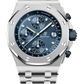 Audemars Piguet Royal Oak Offshore Stainless Steel Selfwinding Chronograph 42 MM - Stainless steel Bracelet - Blue Dial - 26238ST.OO.2000ST.01