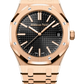 Audemars Piguet Royal Oak Pink Gold Selfwinding 41 MM - Pink Gold Bracelet - Black Dial - 15510OR.OO.1320OR.02