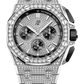 Audemars Piguet Royal Oak Offshore White Gold Diamonds Selfwinding Chronograph 43 MM - White Gold Diamond Bracelet - White Gold Diamond Dial - 26423BC.ZZ.2100BC.01